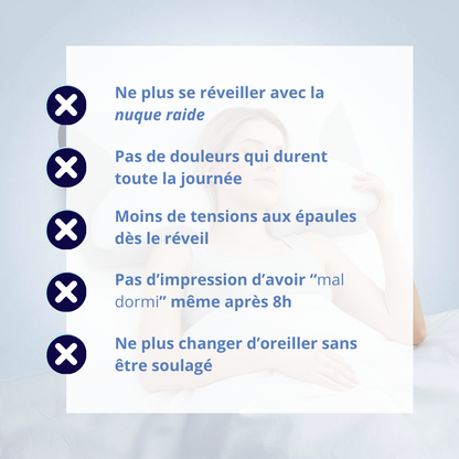 KALYXO™ – Oreiller Ergonomique Alignement Cervical